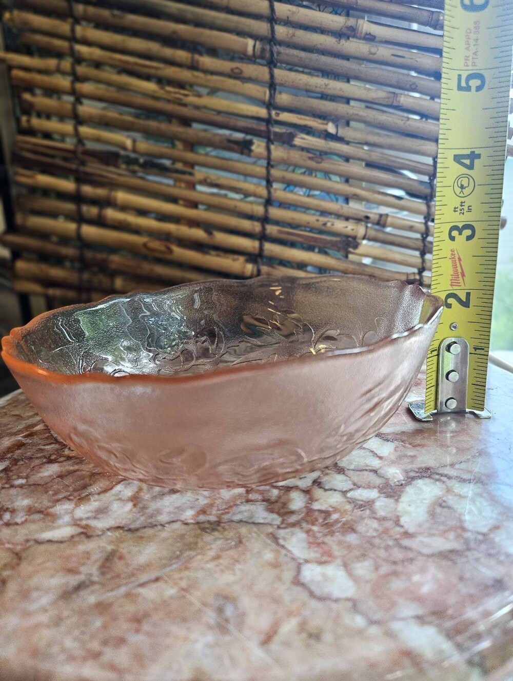 Vntage Arcoroc France Rosaline Bowl - Picture 4 of 4